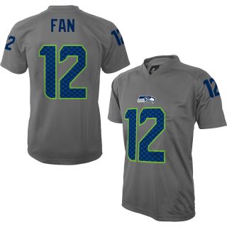 NFL Team Apparel Youth Seattle Seahawks 12th Man Performance Name And Number T 