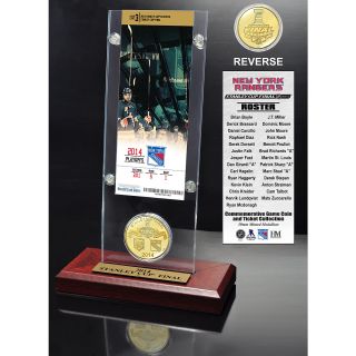 The Highland Mint New York Rangers 2014 Stanley Cup Final Ticket & Minted Coin