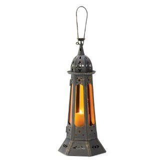 Gifts & Decor Gothic Tower Candle Holder, Bronze   Decorative Candle Lanterns