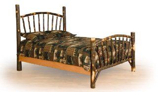 Shop Rustic Hickory Sunburst Bed   King Size  Amish Made at the  Furniture Store. Find the latest styles with the lowest prices from Amish Made in the USA