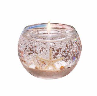 Deco Glow Seascapes Jar Candle, Clear Gel  