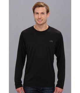 The North Face L/S Reaxion Amp Crew Tee Mens Long Sleeve Pullover (Black)