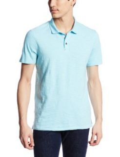 Calvin Klein Jeans Men's Short Sleeve Slub Polo Shirt at  Mens Clothing store