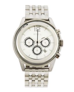 Mens Orchestra Stainless Steel Chronograph Watch   Breil   Silver
