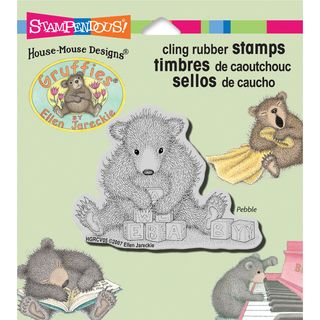 Stampendous Gruffies Cling Rubber Stamp 3.5inx4in Sheet bear Blocks