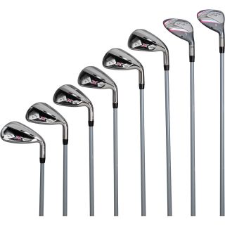 CALLAWAY Womens X Hot N14 Hybrid/Iron Set   4H,5H,6 PW,AW   Right Hand   Size