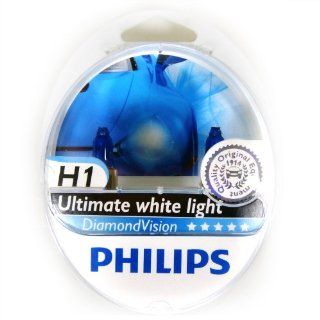Philips   Diamond Vision H1 Halogen HID Super White 5000K (Pair) Automotive