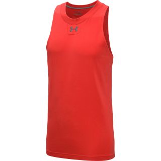 UNDER ARMOUR Mens UA Charged Cotton Tank Top   Size Xl, Red/graphite