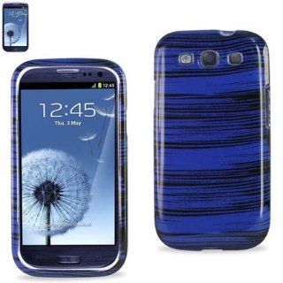 SAMSUNG GALAXY S3 BLUE STREAKS DESIGNER HARD CASE 170 Cell Phones & Accessories