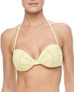 Womens Underwire Padded Halter Bikini Top   La Perla   Pineapple (42/6)