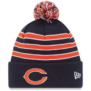 NEW ERA Mens Chicago Bears On Field Sport Knit Hat, Navy