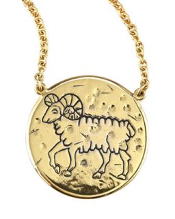 Astrology Necklace, Aries   Amy Zerner   Gold