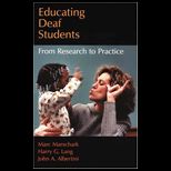 Educating Deaf Students  From Research to Practice