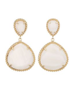 Penny Clip On Earrings, Mother of Pearl   Kendra Scott   White