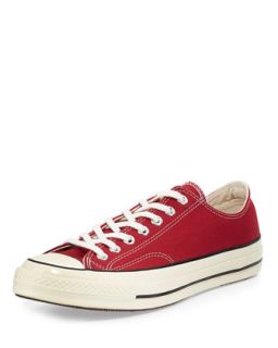 Mens All Star Chuck 70 Low Top Sneaker, Red   Converse   Red (9 1/2)
