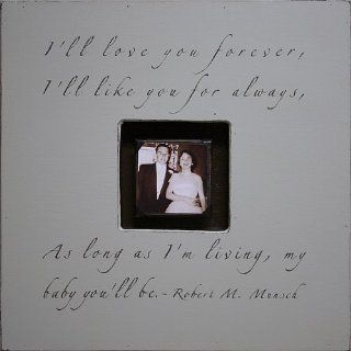 Sugarboo Designs Photobox Frame, I'll Love You Forever, French Grey   Single Frames