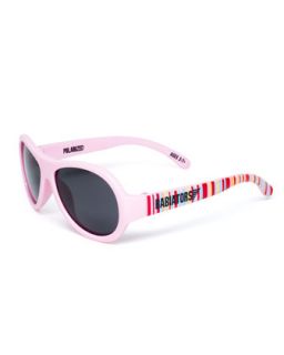 Polarized Kids Sunglasses, Pink, Ages 0 3   Babiators   Pink pattern (0 3Y)