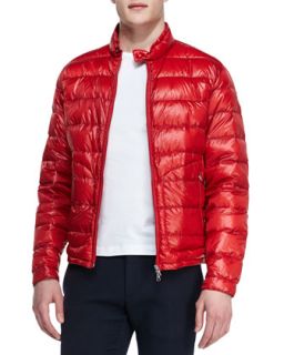 Mens Acorus Lightweight Puffer Jacket, Red   Moncler   Red (MEDIUM/3)