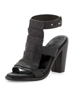 Deane Leather T Strap Sandal, Black   Rag & Bone   Black (36.0B/6.0B)