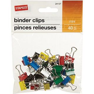 Binder Clip Mini 40 PK   Core