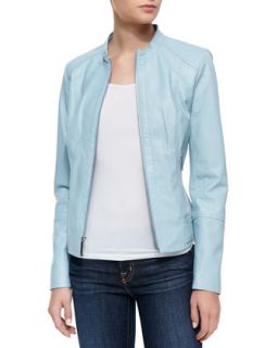 Womens Tiered Sleeve Jacket, Light Blue   Blue (light) (LARGE (12 14))