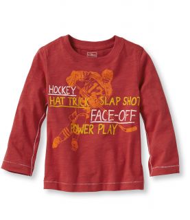 Infants And Toddlers Long Sleeve Graphic Tees, Hockey Toddler
