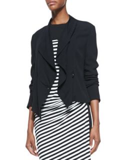Womens Long Sleeve Cropped Jacket   DKNY   Black (MEDIUM8 10)