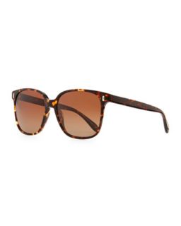 Marmont Polarized Plastic Sunglasses, Brown Tortoise   Oliver Peoples   Brown