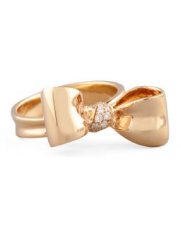 Bow Small 18k Rose Gold Diamond Ring   Mimi So   Gold (6)