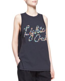 Womens Lights Out Combo Tank Top   3.1 Phillip Lim   Soft black (X SMALL)