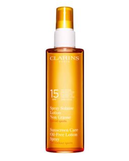 Sunscreen Spray Oil Free Lotion Progressive Tanning SPF 15   Clarins   Tan