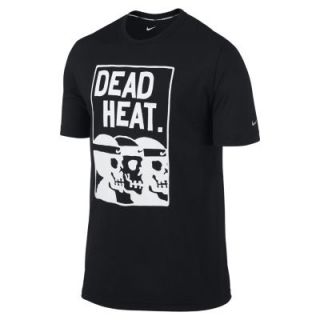 Nike Dead Heat Mens Running T Shirt   Black