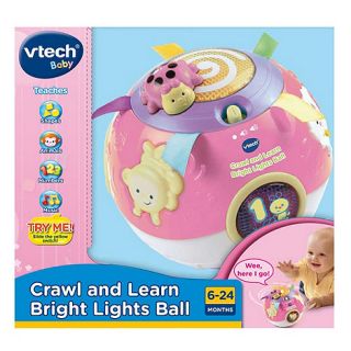 VTech Vtech Baby Crawl & Lights Ball   Pink