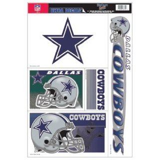 Dallas Cowboys Static Cling Decal Sheet  Sports Fan Automotive Accessories  Sports & Outdoors