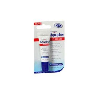 Aquaphor Aquaphor Lip Repair Ointment Tube Immediate Relief, 0.35 oz (Pack of 2) Health & Personal Care