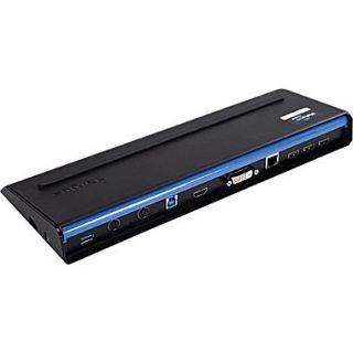 SuperSpeed™ 90 W Adapter RJ 45 USB Dual Video Docking Station With Power