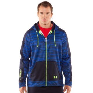 Under Armour Men's UA Stripetronic Hoodie Small Black Sports & Outdoors
