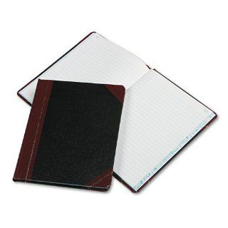 Record/Account Book, Record Rule, Black/Red, 150 Pages, 9 5/8 x 7 5/8 