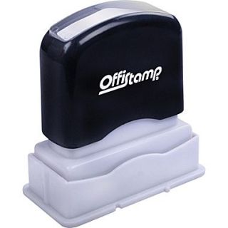 Offistamp Pre Inked Stamp, Paid, Red Ink