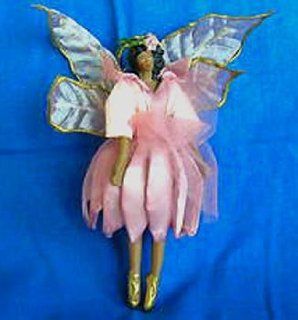 Avon Enchanted Fairy Christmas Ornament   African American   Decorative Hanging Ornaments
