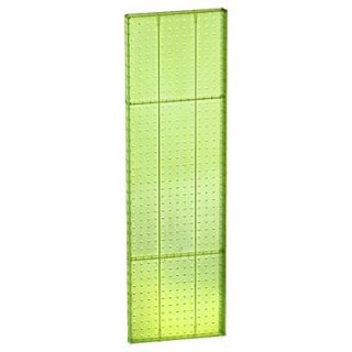 44(H) x 13 1/2(W) Pegboard 1 Sided Wall Panel, Translucent Green