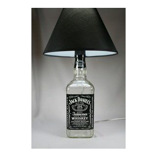 Jack Daniels Lamp, Hand Made Jack Daniels lamp, Perfect for your home, dorm room, man cave, or bar/pub.   Table Lamps  
