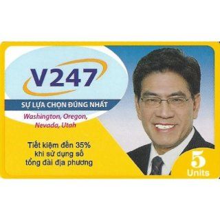 $5 V247 Prepaid Phone Card (International   5 Pack) 