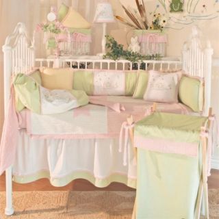 Brandee Danielle Froggie Pink 4 Piece Crib Bedding Set   Baby Bedding Sets