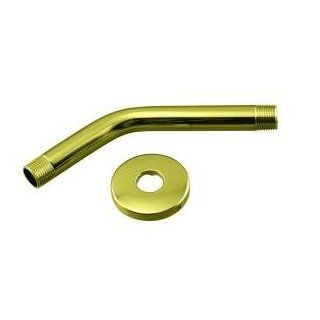 YOW  1/2 In. Ips X 8 In. Shower Arm With Flange In Polished Brass WESTBRASS Faucet   Heating Vents  