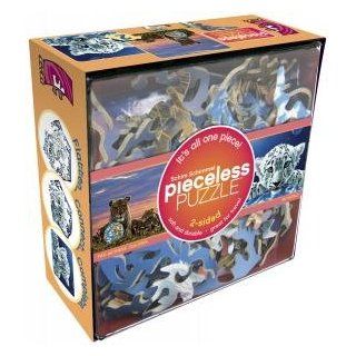 Schim Schimmel Pieceless Puzzle (2 sided. 14" x 12", Level 3, Ages 8 & Up) Two Mothers' Children & My World Toys & Games