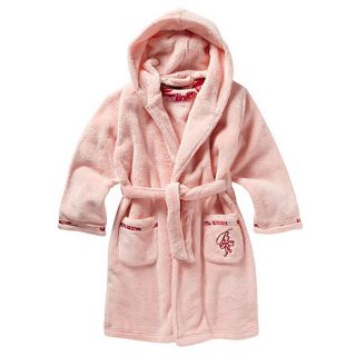 Baker by Ted Baker Girls pink embroidered fleece robe
