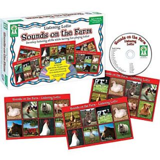 Key Education Listening Lotto Sounds on the Farm Board Game