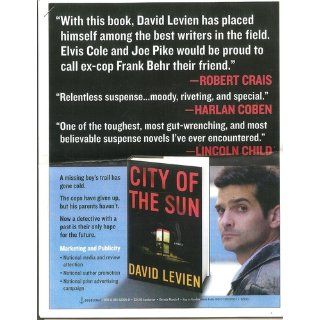 City of the Sun A Novel David Levien 9780385523660 Books