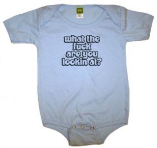 Oddi Tees WHAT THE F*** ARE YOU LOOKING AT? Baby Funny Romper Snapsuit Onesie Clothing
